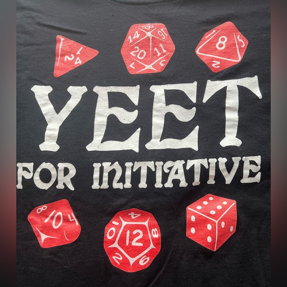 LOOK HUMAN “YEET FOR INITIATIVE” 3XL UNISEX SHIRT BARELY WORN